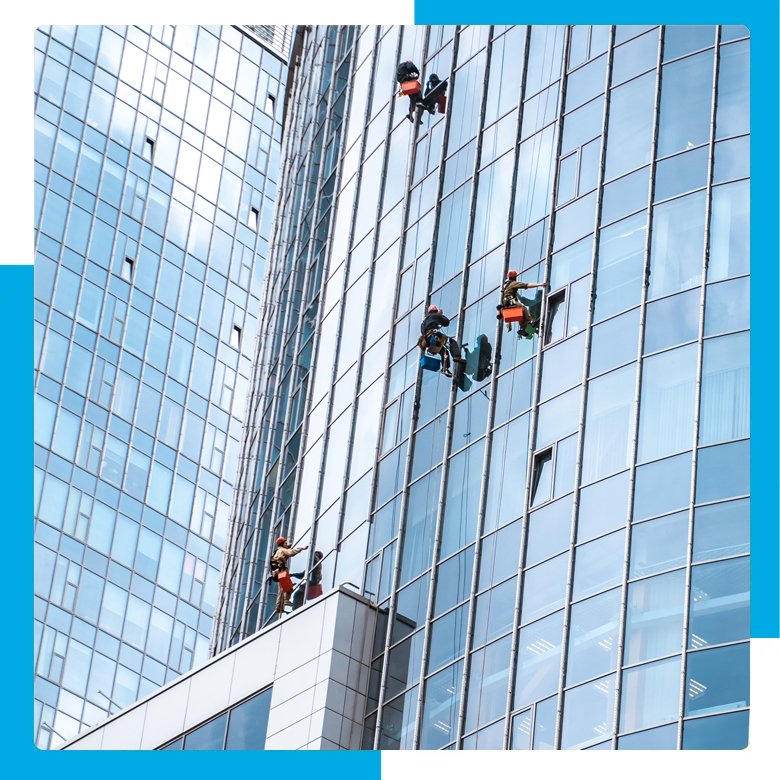 wysokościowe mycie okien i elewacji