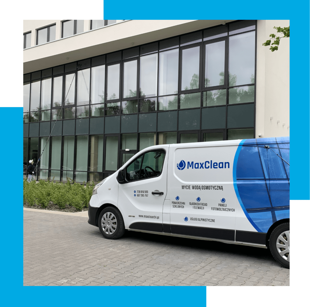 wysokościowe mycie okien i elewacji Maxclean