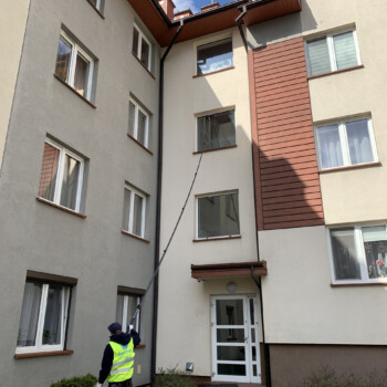 Mycie metodą odwróconej osmozy szczotka teleskopowa