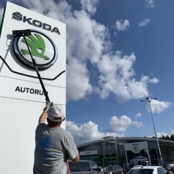 Mycie metodą odwróconej osmozy szczotka teleskopowa