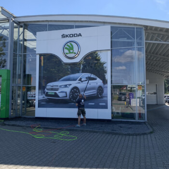 Mycie metodą odwróconej osmozy szczotka teleskopowa