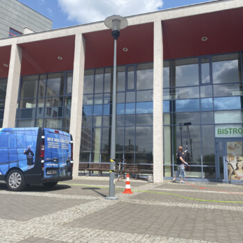 Mycie metodą odwróconej osmozy szczotka teleskopowa