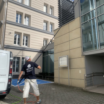 Mycie metodą odwróconej osmozy szczotka teleskopowa