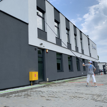 Mycie metodą odwróconej osmozy szczotka teleskopowa