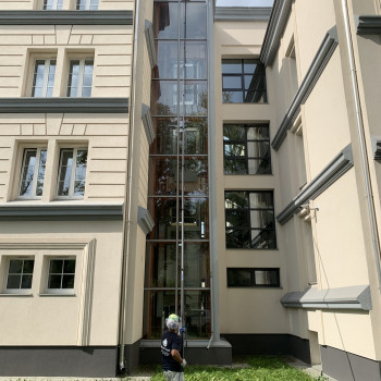 Mycie metodą odwróconej osmozy szczotka teleskopowa